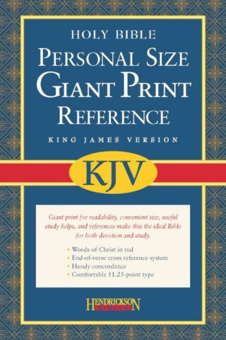 9781598560954 Personal Size Giant Print Reference Bible