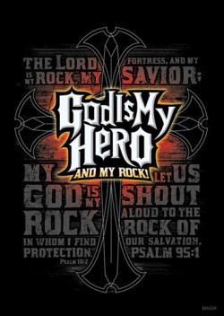 042516633815 God Is My Hero And My Rock Poster