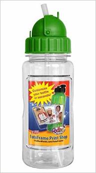 045635513358 FotoFrame Water Bottle With Straw