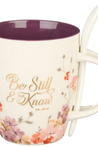 1220000139657 Be Still And Know Mug With Spoon