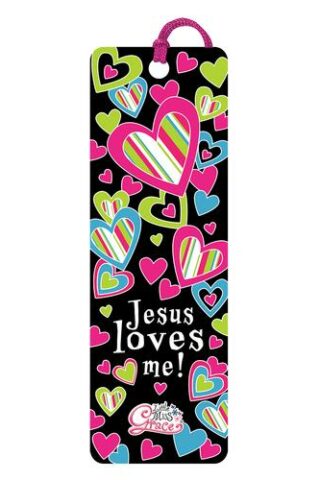 6006937110427 Jesus Loves Me 3D Tassel Bookmark