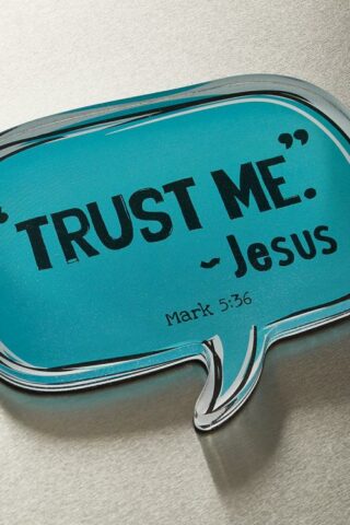 6006937132443 Mark 5:36 Speech Bubble (Magnet)