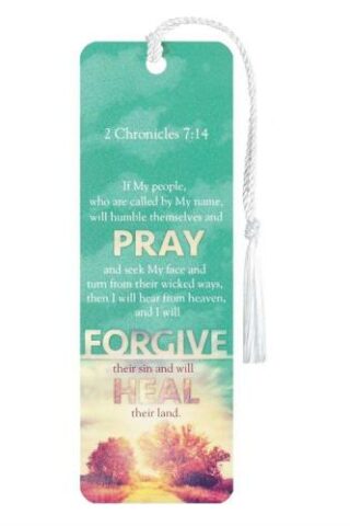 603799084116 2 Chronicles 7:14 Tassel Bookmark