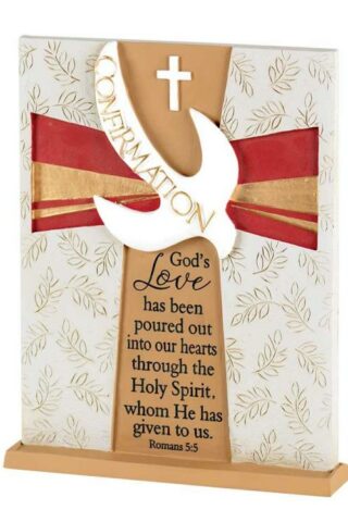 603799272322 Confirmation Dove Tabletop Plaque