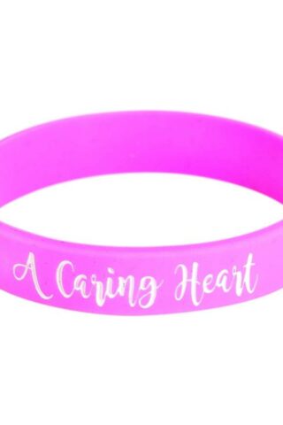 603799334105 Caring Heart Silicone (Bracelet/Wristband)