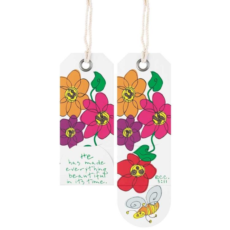 603799438346 He Has Made Everything Diecut Fold Bookmark