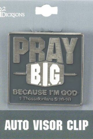 603799534406 Pray Big Visor Clip