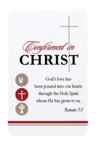 603799547109 Confirmed In Christ Pocket Card