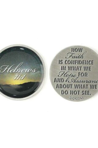 603799554473 Hebrews 11:1 Pocket Stone