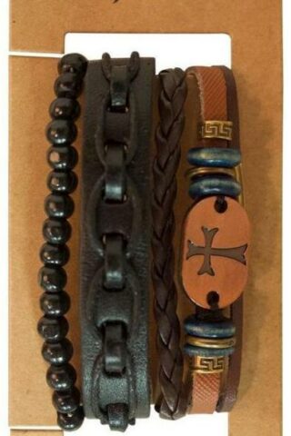 612978493199 Faith Gear Set Copper Cross (Bracelet/Wristband)