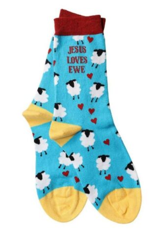 612978529003 Jesus Loves Ewe Socks