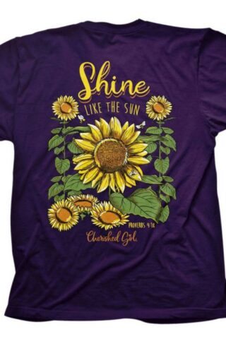 612978549575 Cherished Girl Shine Sunflower (Small T-Shirt)