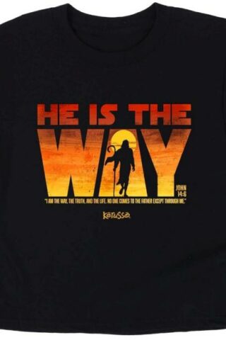 612978568156 He Is The Way (Medium T-Shirt)