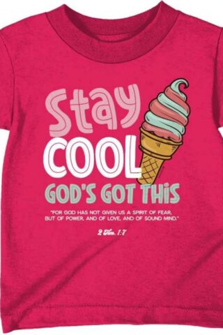 612978585481 Kerusso Kids Stay Cool Gods Got This (3T (3 years) T-Shirt)