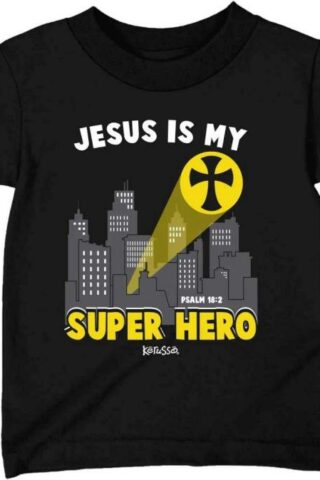 612978595725 Kerusso Kids Jesus Is My Super Hero (Small T-Shirt)