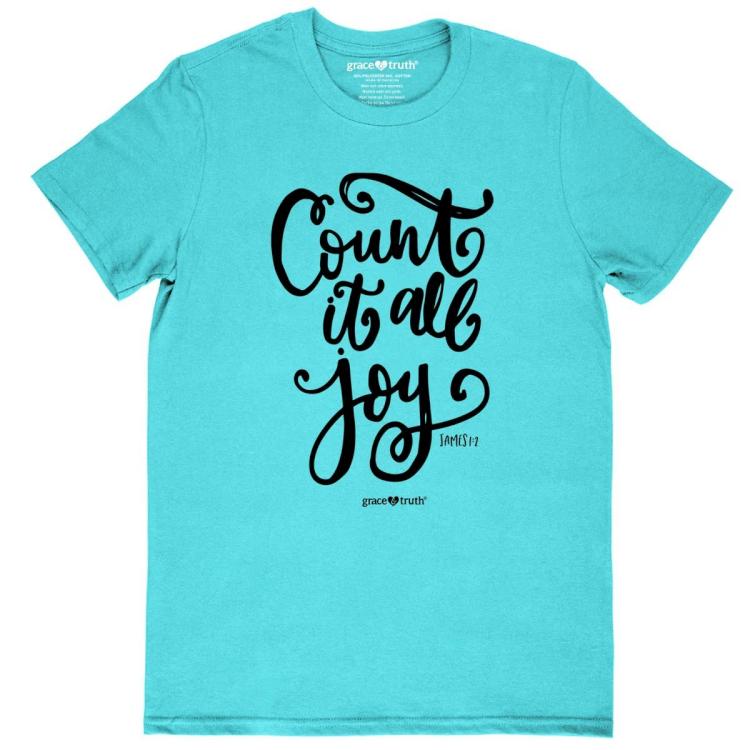 612978605950 Grace And Truth Count It All Joy (2XL T-Shirt)