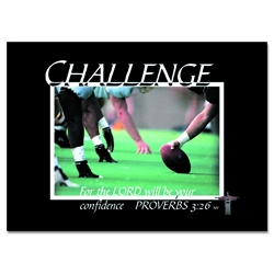 667665110446 Challenge Football Tabletop Print