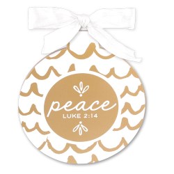 667665123859 Peace Ornament Shape