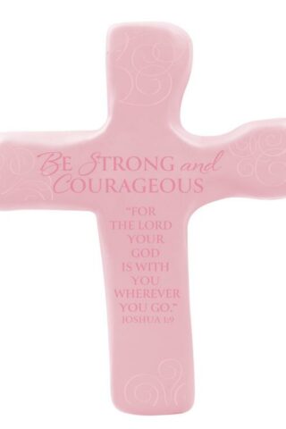 667665790051 Be Strong Squeezable Palm Cross