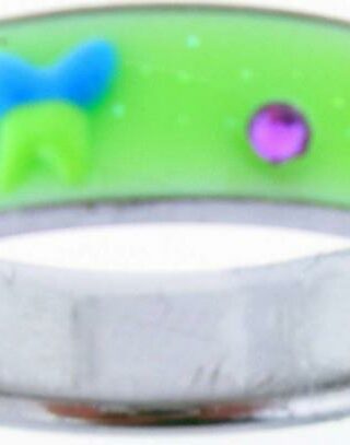 670690513090 UV Glow In The Dark Butterfly (Size Size 9 Ring)