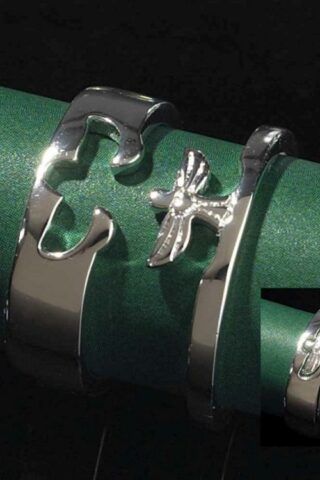 714611160847 Puzzle Ring Angel (Size 5)