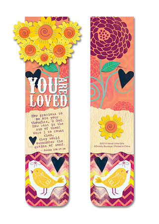 759830231435 You Are Loved Magnetic Bookmark