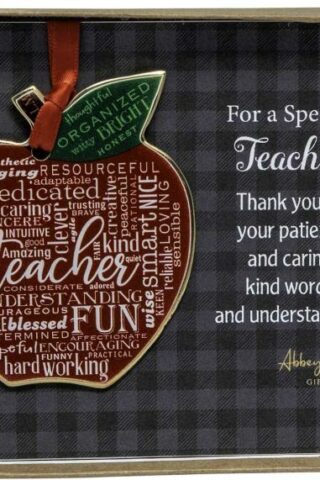 785525304474 Special Teacher Apple Ornament