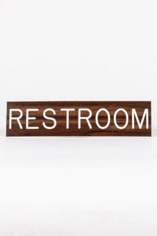 788200796328 Restroom Sign