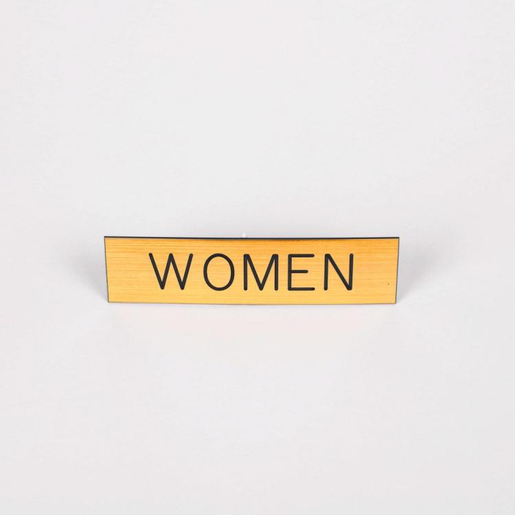 788200806874 Women Sign Adhesive Back