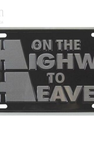 788200878208 On The Highway To Heaven Deluxe License Plate