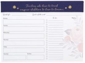 9781642722581 Teacher Planner Pad