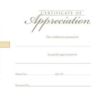 9781433651854 Certificate Of Appreciation