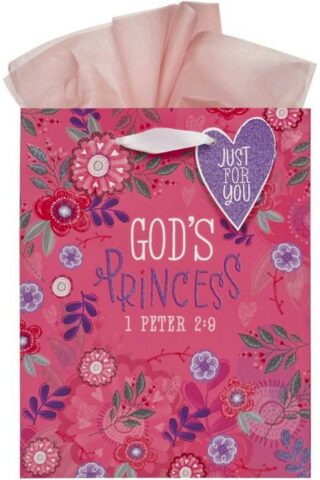 6006937163430 Inspirational Medium Portrait Scripture Gift Bag & Tissue Paper Set for Girls: G