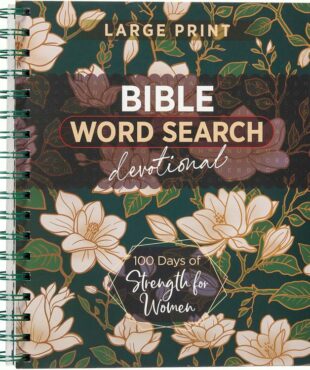 9781424569786 100 Days Of Strength For Women Bible Word Search Devotional (Large Type)