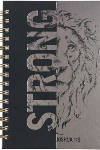 9781642727227 Journal w/Scripture Strong Lion Joshua 1:9