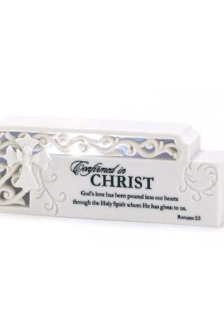 603799568562 LED Confirmed In Christ Tabletop Plaque