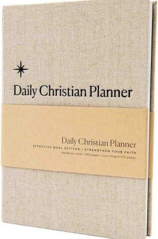 0795847921457 Daily Christian Planner Cream Cotton