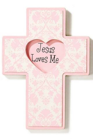 603799343015 Girl Jesus Loves Me Cross