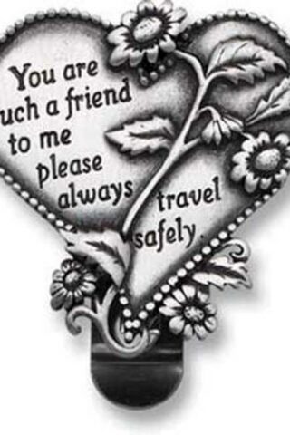 785525080583 Friend Heart Visor Clip