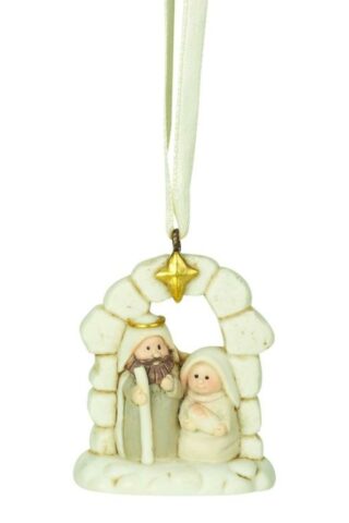603799835022 Holy Family In Creche (Ornament)
