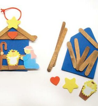 887600799806 Nativity Christmas Ornament Kit 12 Pack