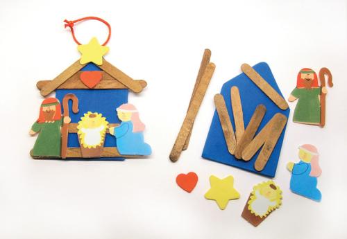 887600799806 Nativity Christmas Ornament Kit 12 Pack