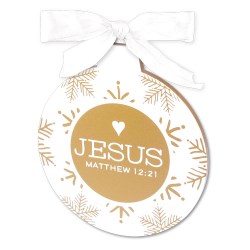 667665123804 Jesus Ornament Shape