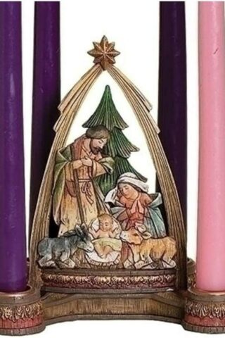089945486506 Advent Nativity With Arch