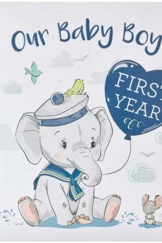 9781432131586 Boy Baby Book of Memories Blue Keepsake Photo Album  Our Baby Boy's First Year M