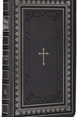 9781642728972 KJV Holy Bible Standard Size Faux Leather Red Letter Edition Thumb Index & Ribbo
