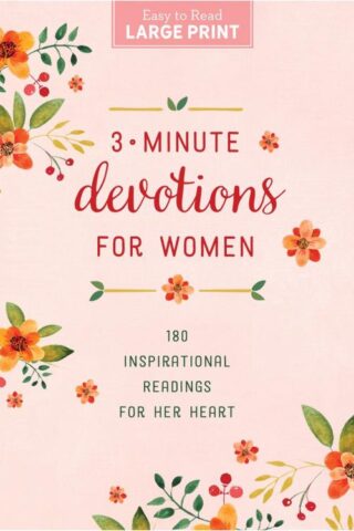 9798891511156 3 Minute Devotions For Women Large Print (Large Type)
