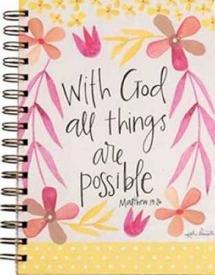 0703800021311 With God All Things Are Possible Journal