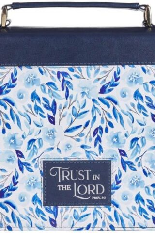 1220000327344 Fashion Premium Vegan Leather Inspirational Bible Cover for Women: Trust in the