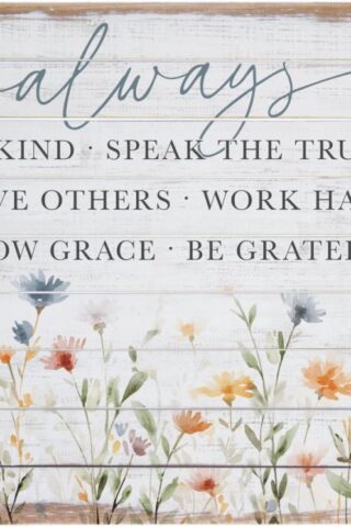 197605106937 Always Be Kind Flowers Perfect Pallet